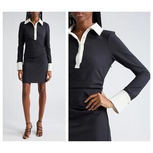 Cinq à Sept Elowen Long Sleeve Shirtdress Size 16